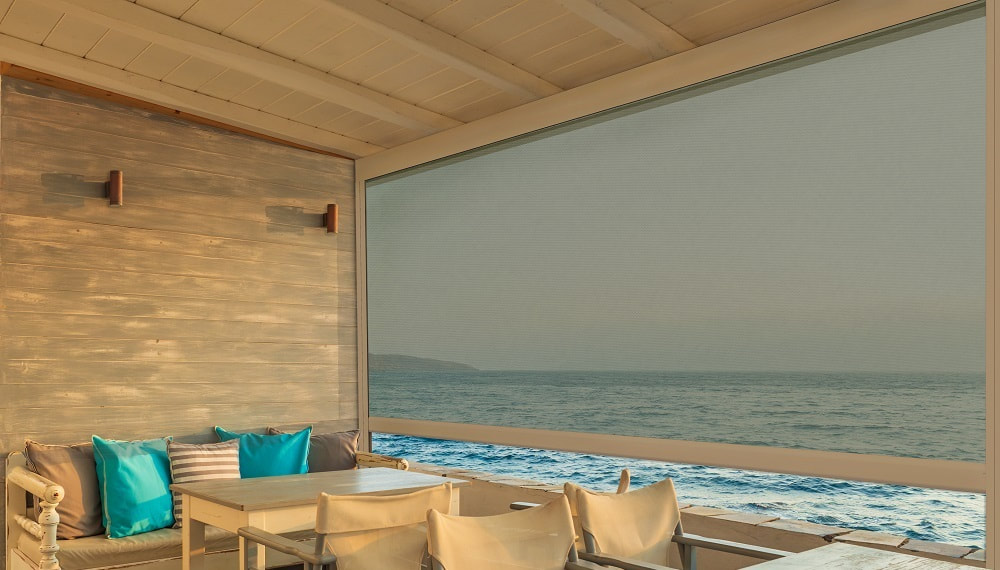 outdoor blinds, patio blinds, ziptrak blinds, ezip blinds, in style outdoor blinds